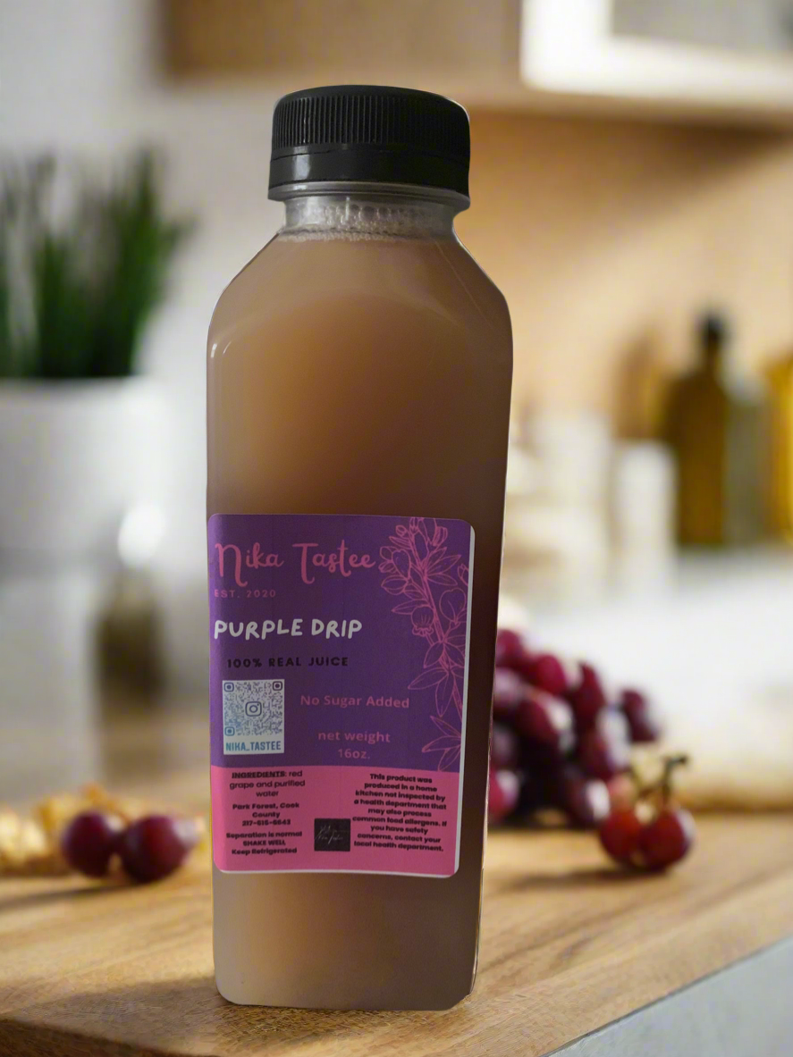 16oz Purple Drip Juice